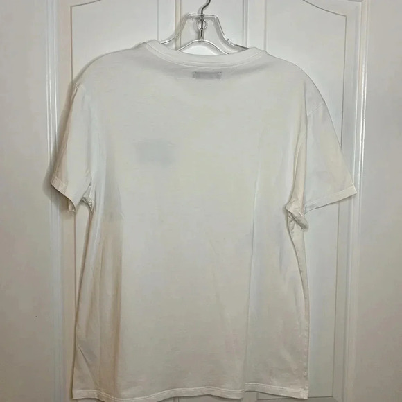 EUC MC2 SAINT BARTH T-shirt in white embroidered apres office women’s size M - Picture 9 of 9
